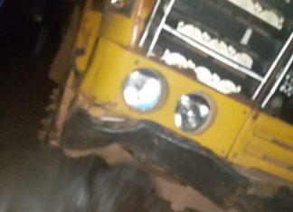 डम्फर से भिड़ी मोटरसाइकिल युवक की घटना स्थल पर मौत,दमोह से विक्की ताम्रकार की रिपोर्ट