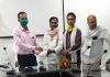 कांग्रेसियों द्वारा कलेक्टर को दी भावभीनी विदाई,सिंगरौली से संवाद न्यूज ब्यूरो गोबिन्द राज की रिर्पोट