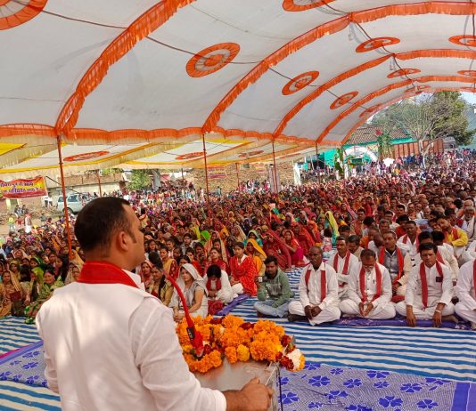 संगठन ने ठेका लेके रखा है देश को सुधरके रहेंगे हर घर में शुखशांति की स्थापना करेगें: राष्ट्रीय उपाध्यक्ष। दमोह से संवाद न्यूज़ प्रबंध संपादक विजय यादव